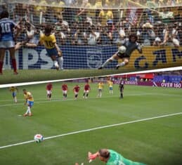 Gimaries nets Brazil's first World Cup penalty since 1986