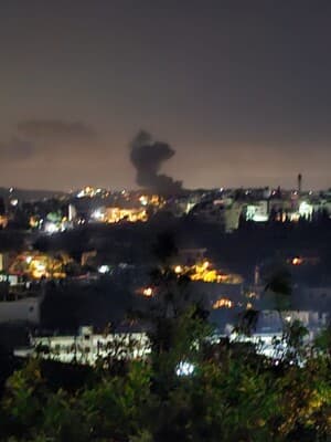 Israeli forces fire flares in Eastern Zahrani