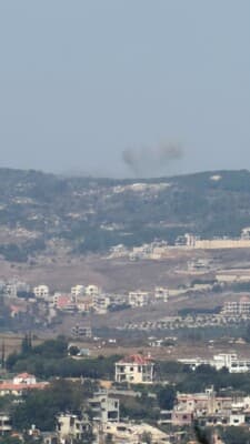Israeli artillery hits Ali Al-Taher