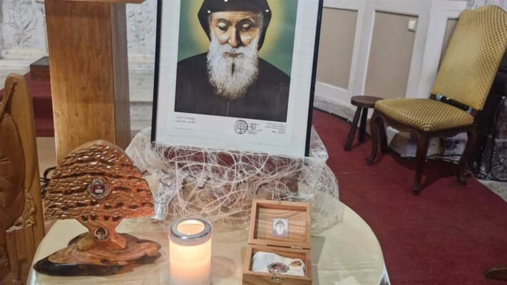 Mar Sharboul relics blessed at Valloires