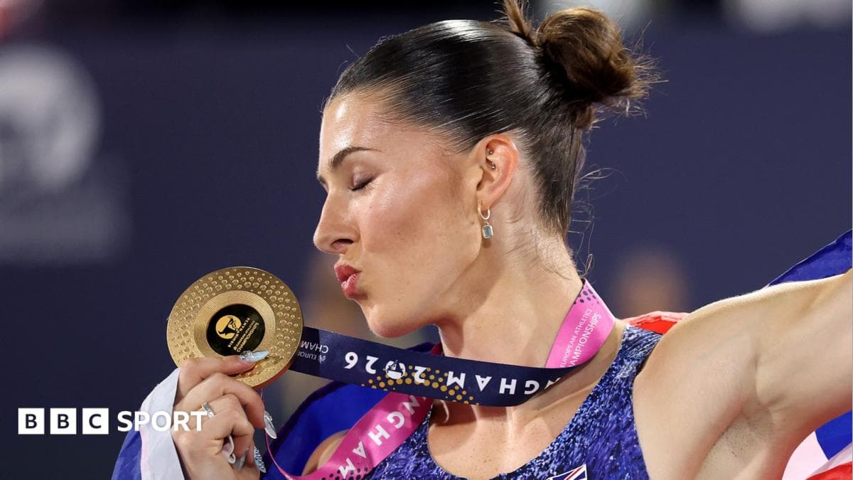 إيمي هنت تتوج بالميدالية الذهبية في بطولة أوروبا لألعاب القوى 2026