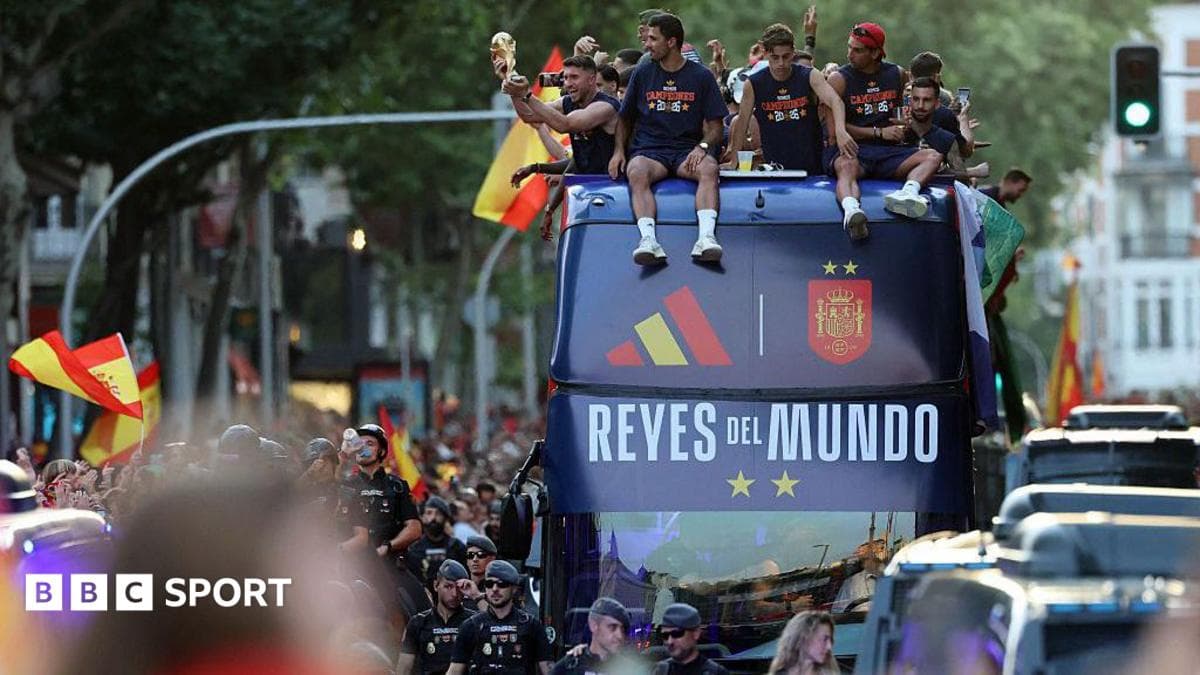 Spain celebrates 2026 World Cup win