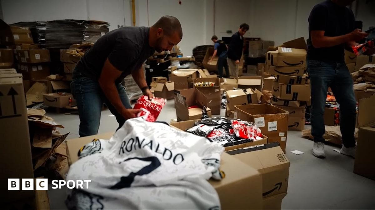 £18m counterfeit football kits confiscated