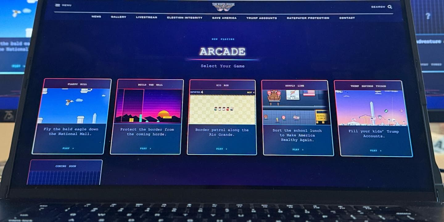 Tetris did not approve White House arcade images