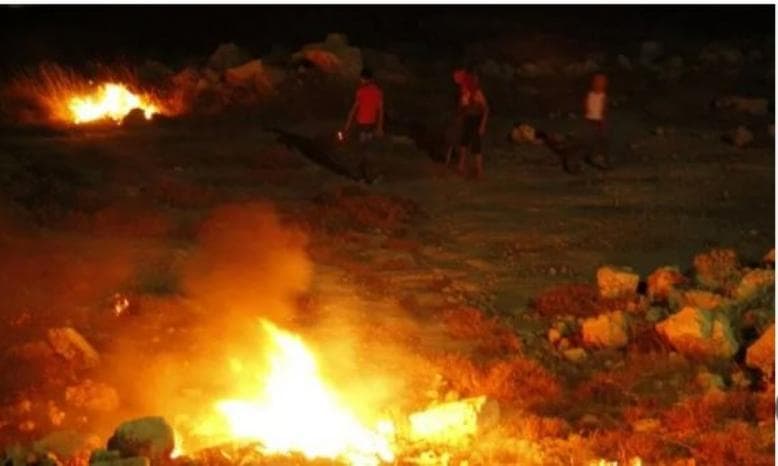 Violent Incidents in Jalud Nablus