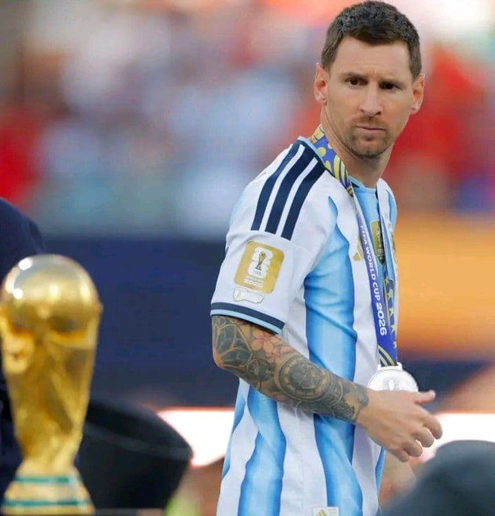 Messi's initial comment after World Cup loss