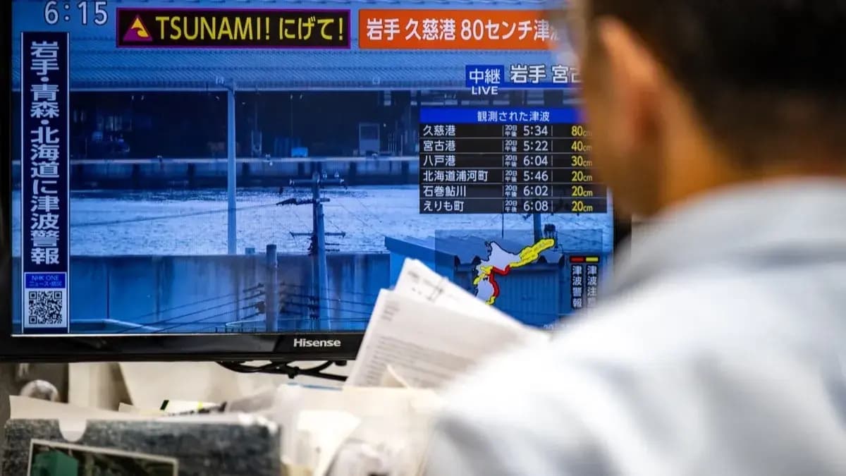Japan issues tsunami warning after 7.1 quake