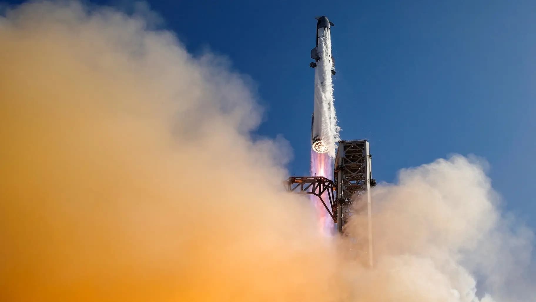 Starship Launch and Satellite Deployment