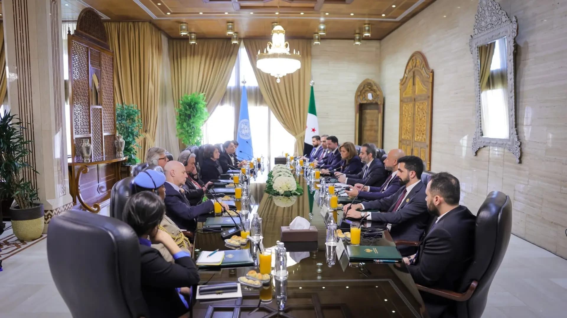 Al-Shibani and Guterres affirm Syria's sovereignty