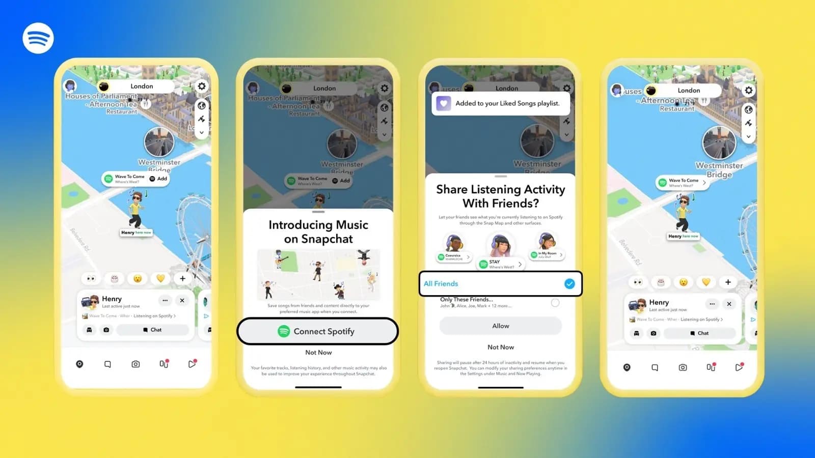 Snapchat introduces music sharing on Snap Map