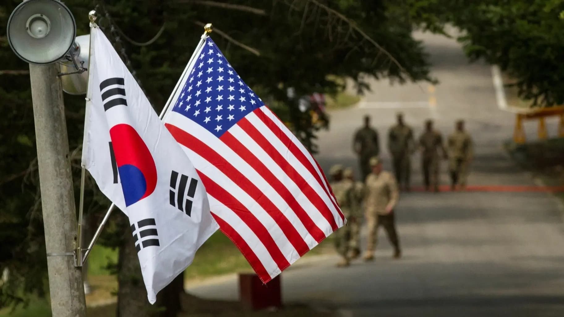 South Korea evacuates civilians over US base leak
