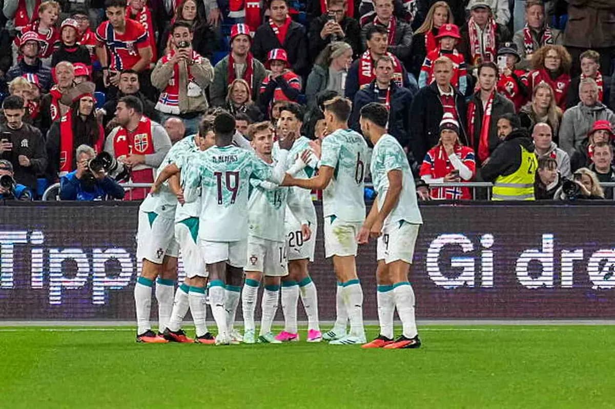 Portugal's team lineup features Ramos leading against Norway with Haaland in starting eleven