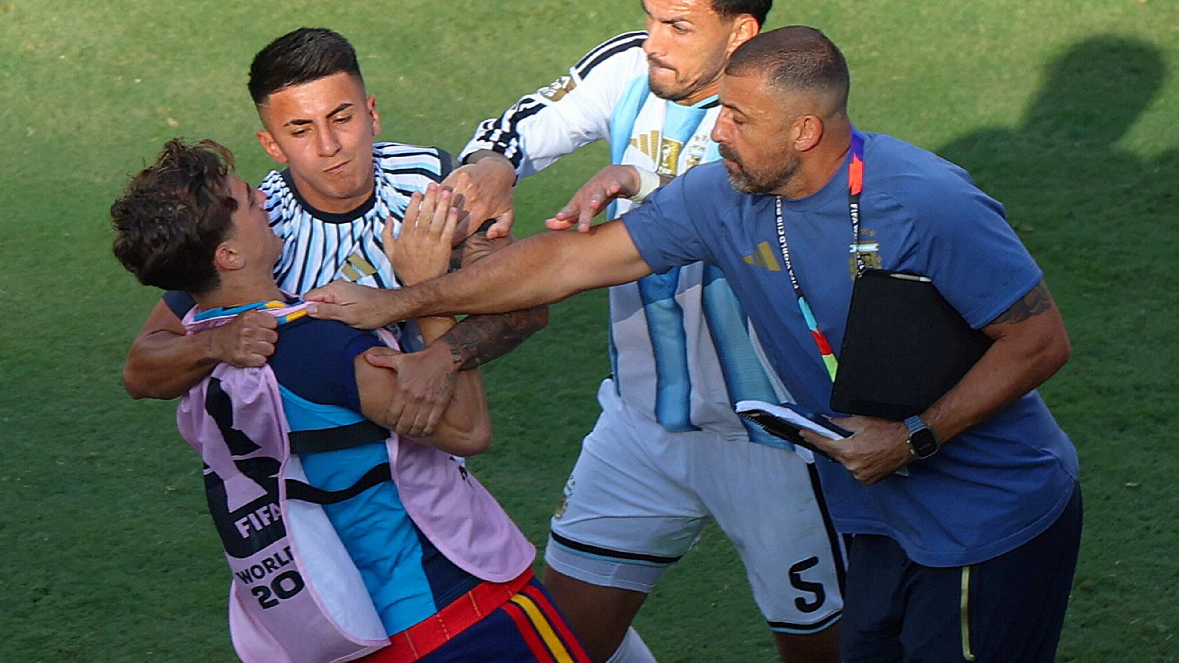 Argentina's World Cup ends in chaos with Paredes red card