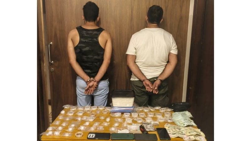 Raid Reveals 10.9kg of Drugs