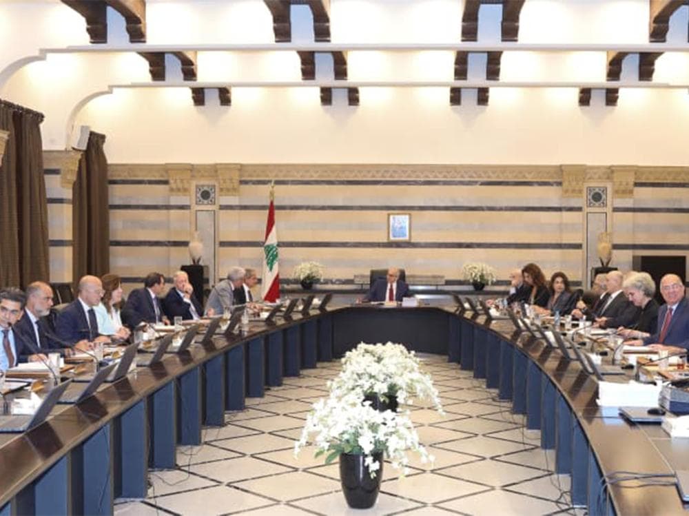 Salam Leads Cabinet Meeting at Grand Serail