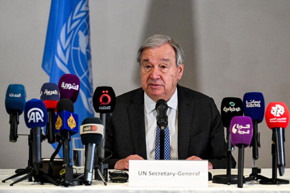Guterres urges immediate sanctions removal