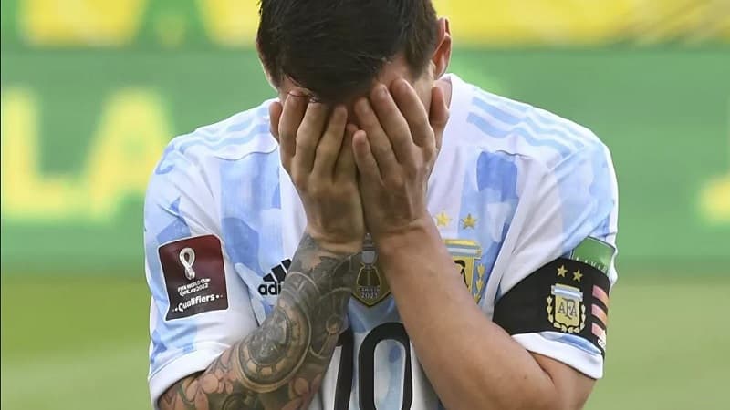 Messi's initial statement after World Cup loss