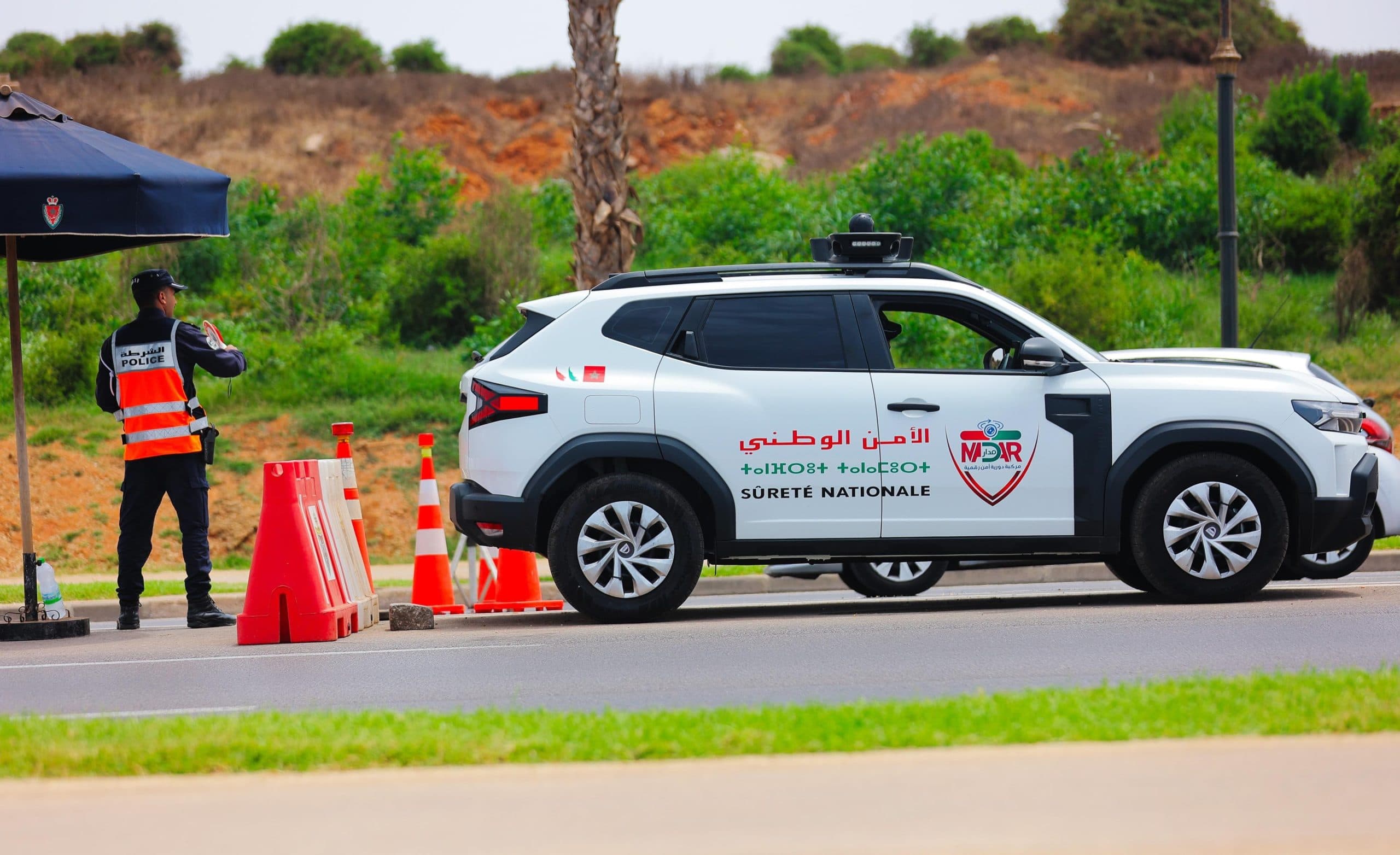 Moroccan police deploy advanced "Aman" and "Madar" cars in Rabat