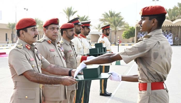 Military parade and cadet honors under Sultan's Army leader