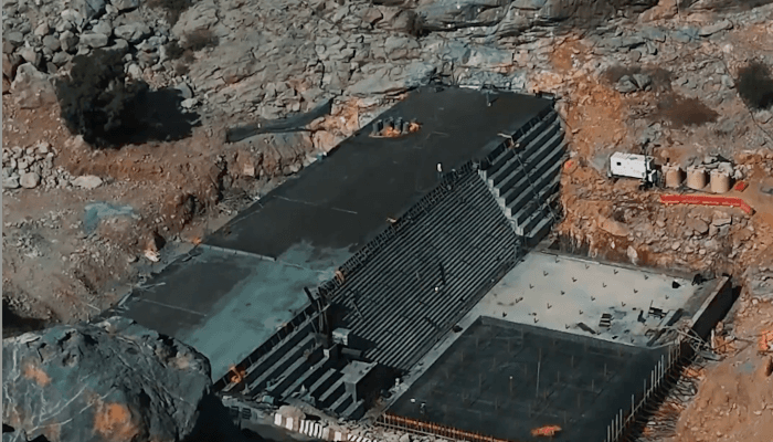 Groundwater Dam Progress in Rustaq