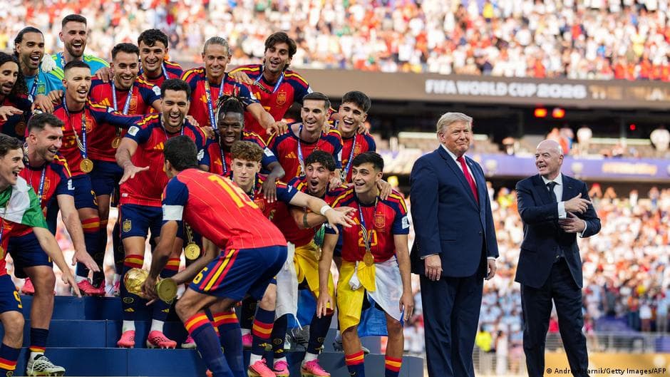 Spain wins World Cup but what did Trump gain