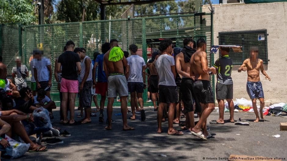 Masses surge at Ceuta border