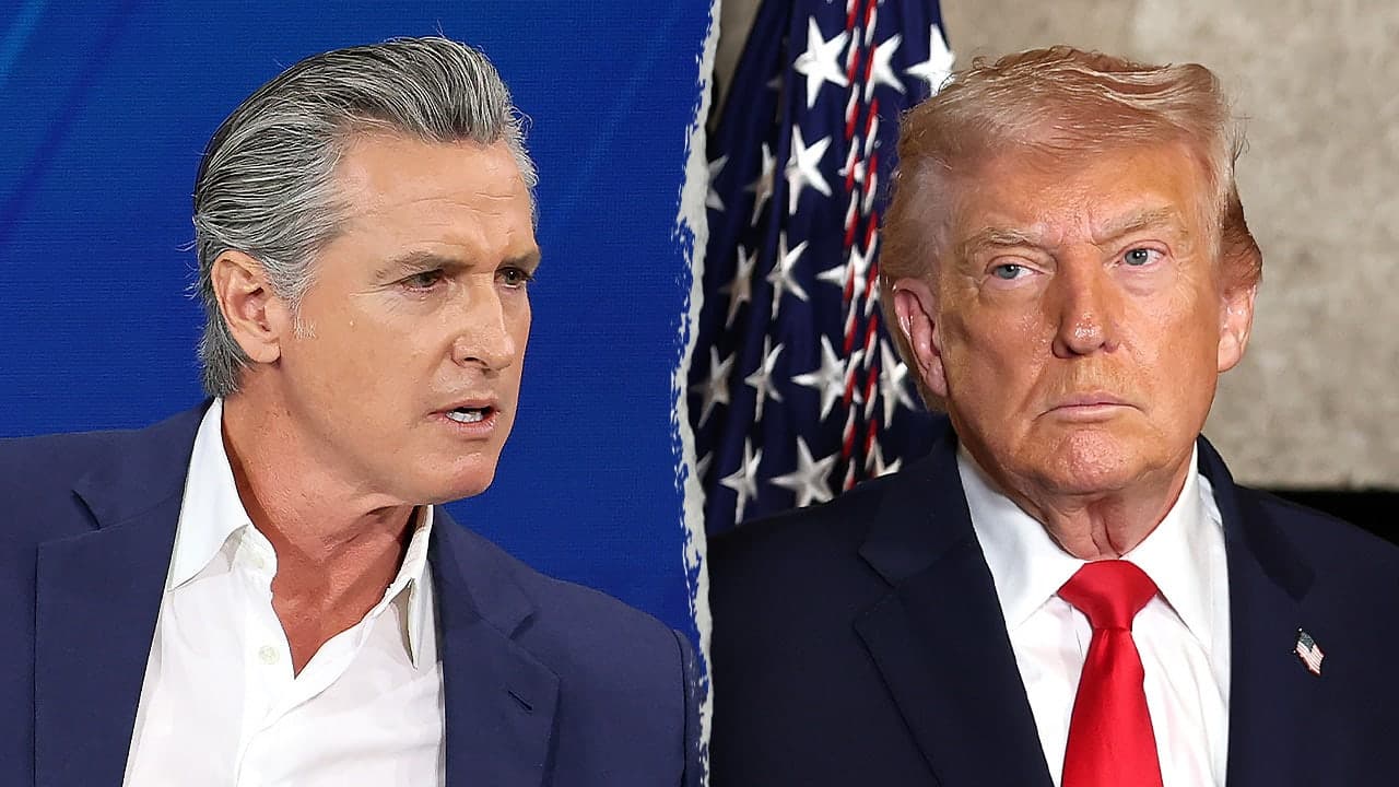 Conservatives criticize Newsom after he calls for 25th Amendment for Trump: 'Propped up a vegetable'