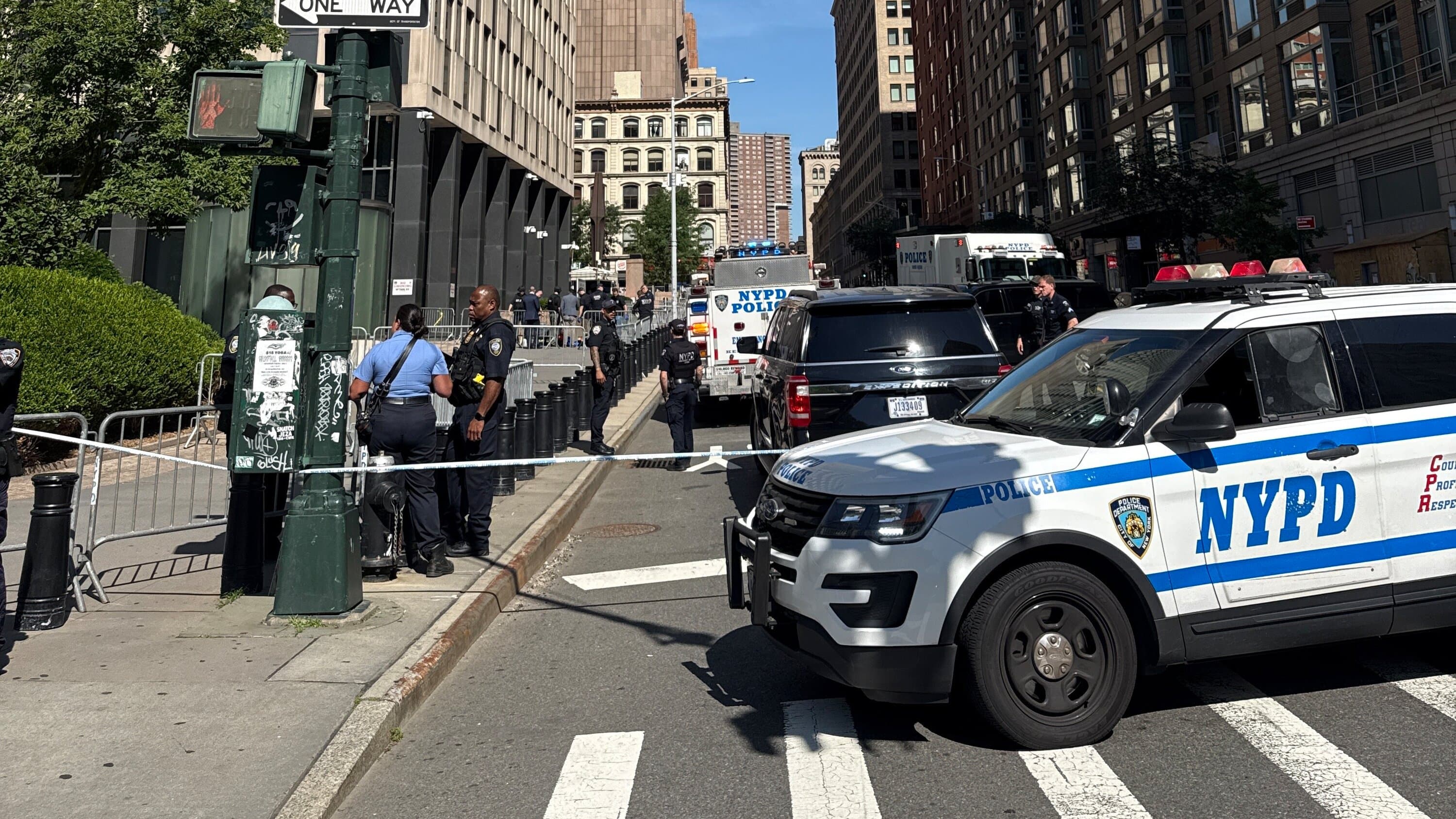 Man Detonates Device Outside Manhattan Federal Building