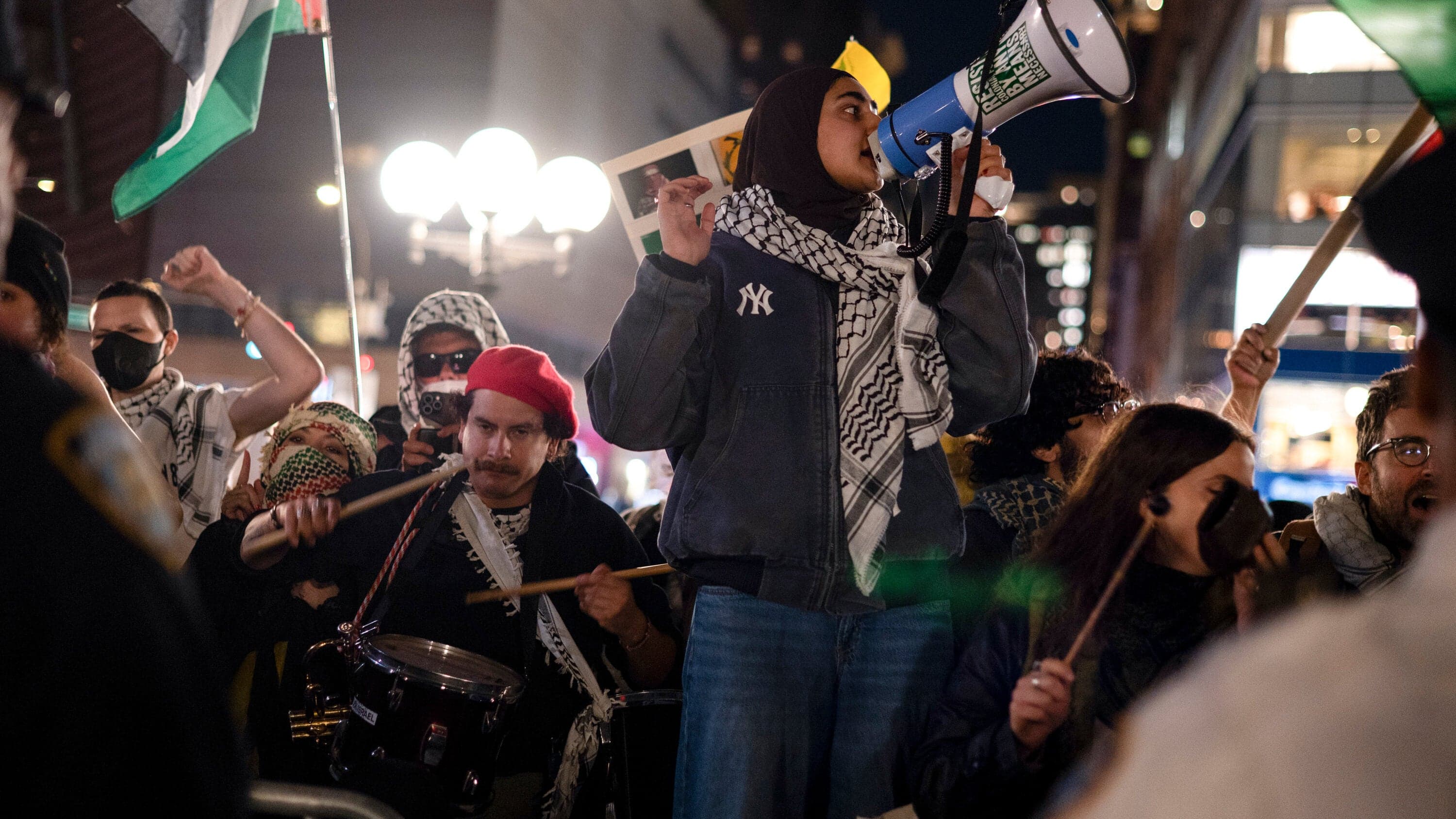 Protests Interrupt NYC Vigil on Oct 7 Anniversary