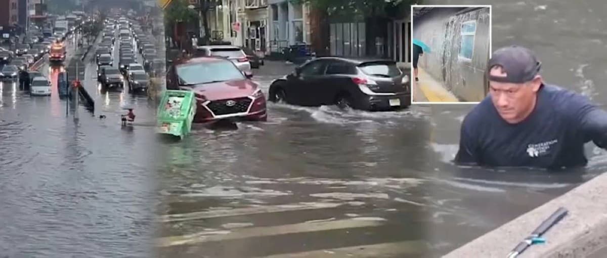 Floods and storms affect New York and New Jersey