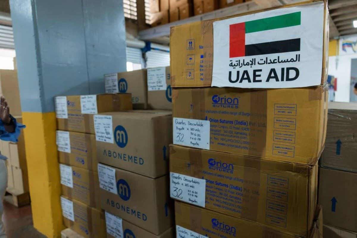 UAE Provides 70 Tons Aid to Venezuela