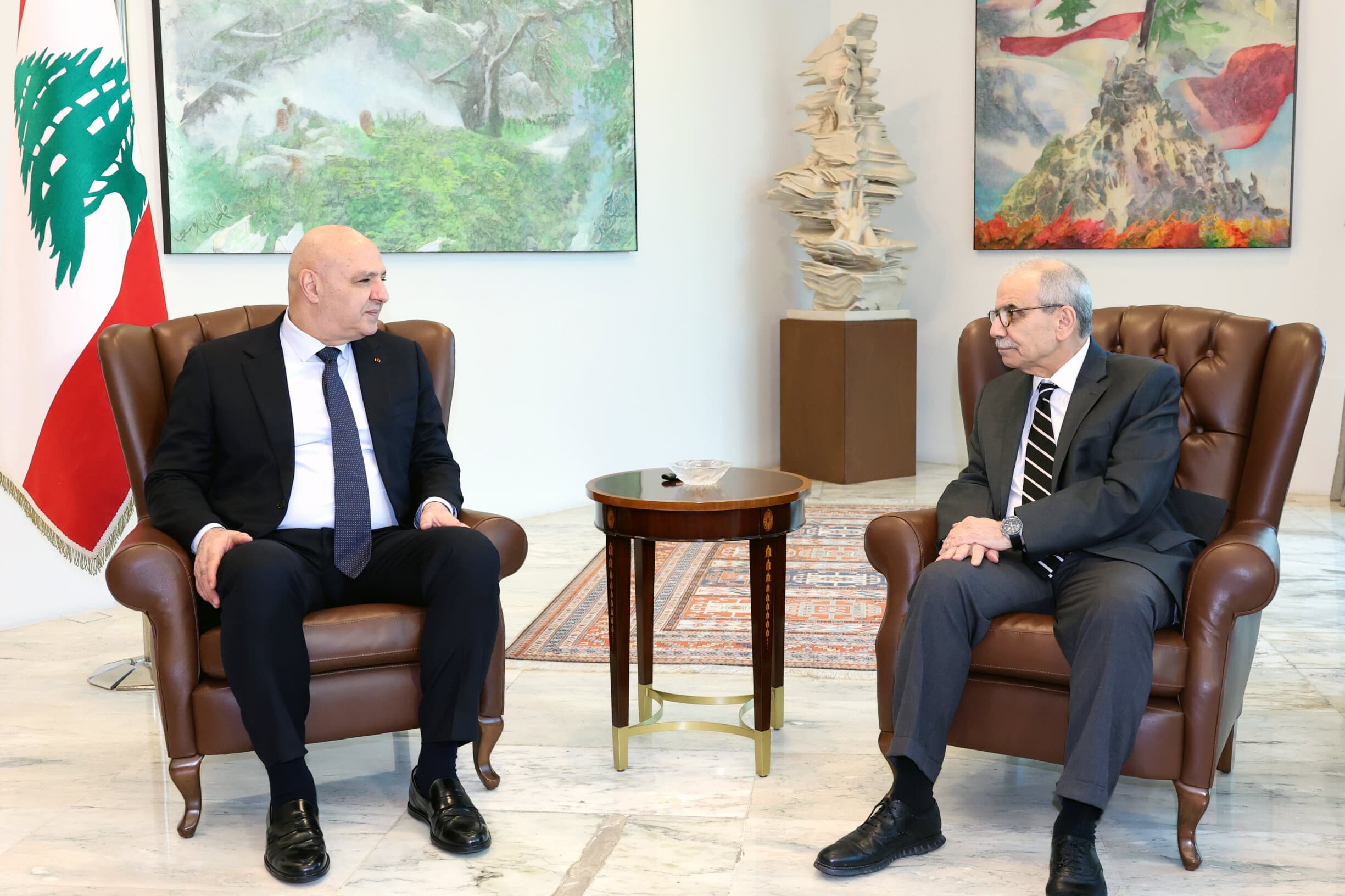 Amoun and Salam report on Washington visit and military support