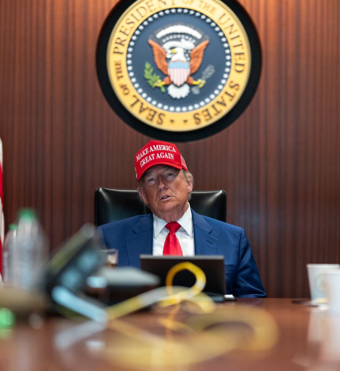 Trump Discusses Larger Iran Conflict