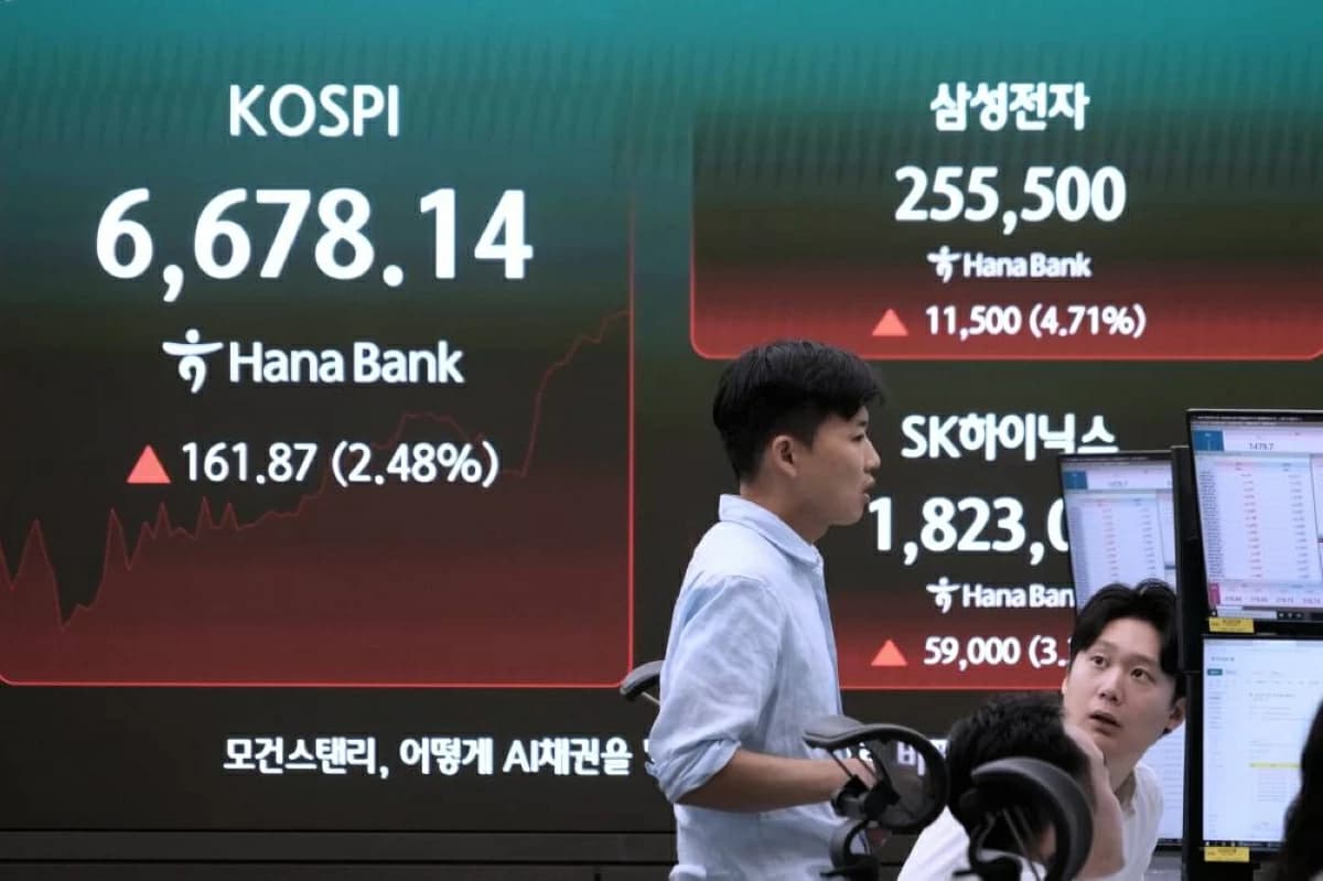 Japanese and Korean stocks surge