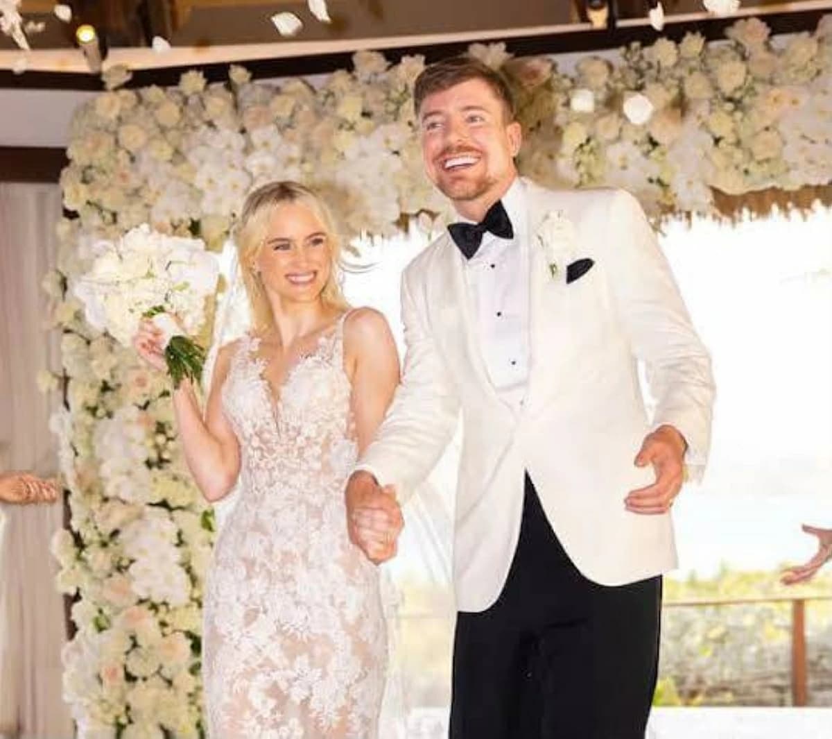 Mr. Best's private island wedding