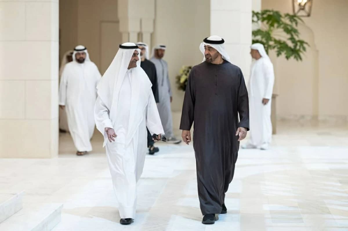 Bin Zayed and Hamad Al Sharqi on citizen issues