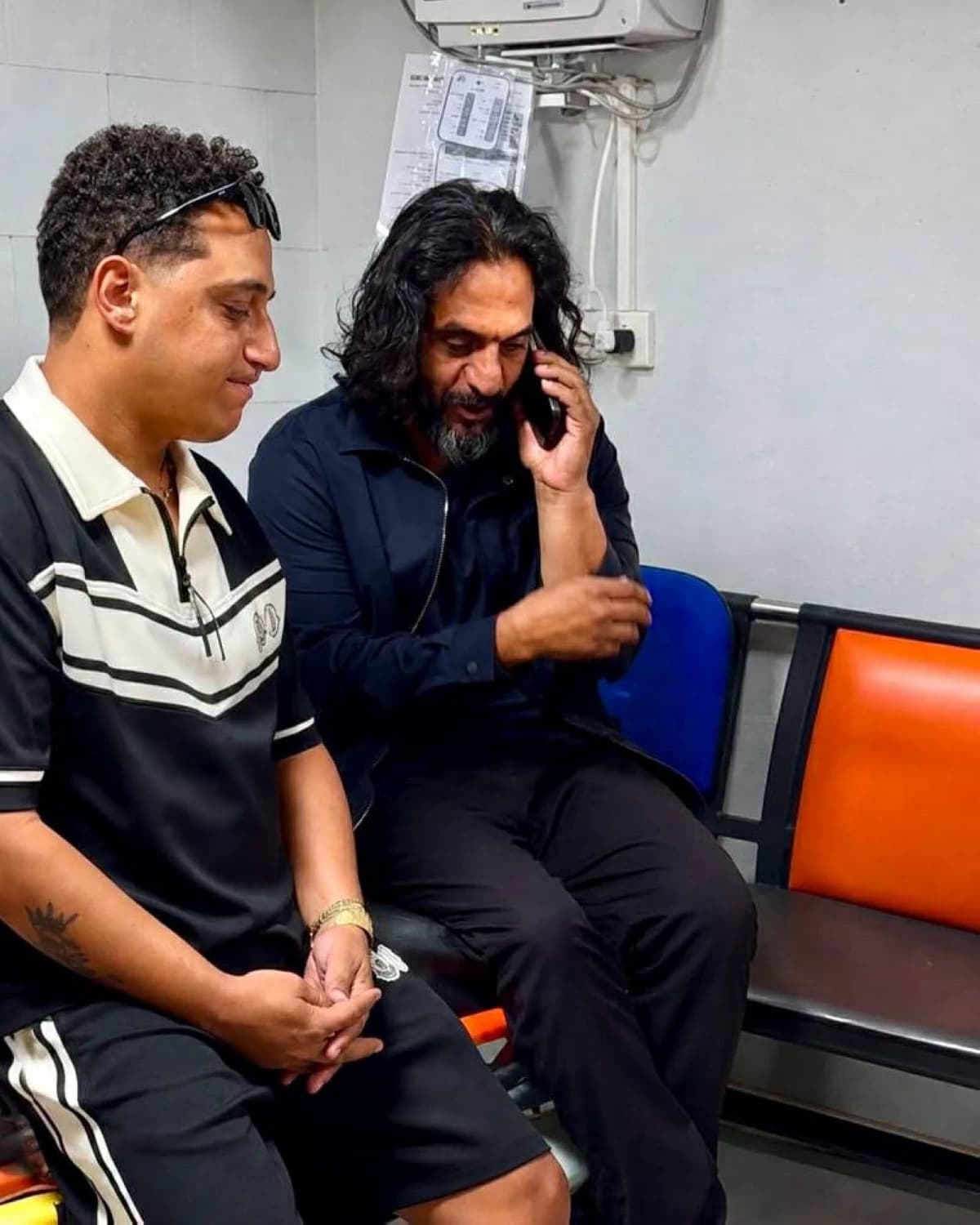 Artist Bahaa Sultan's first photo post-accident