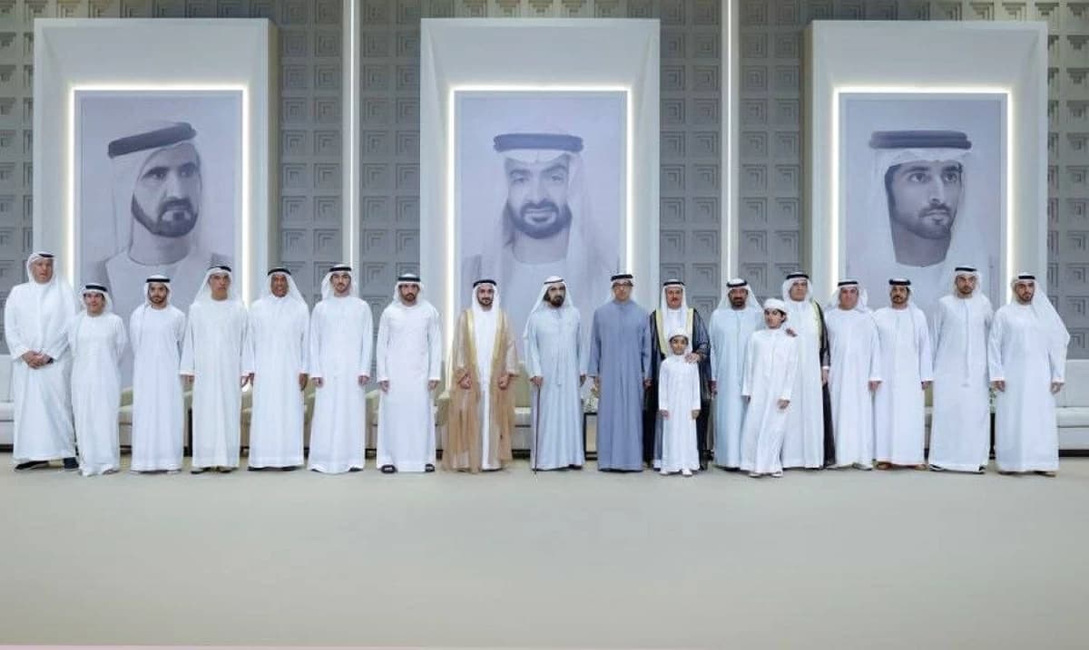 Mohammed bin Rashid at Sultan Al Mansouri’s event