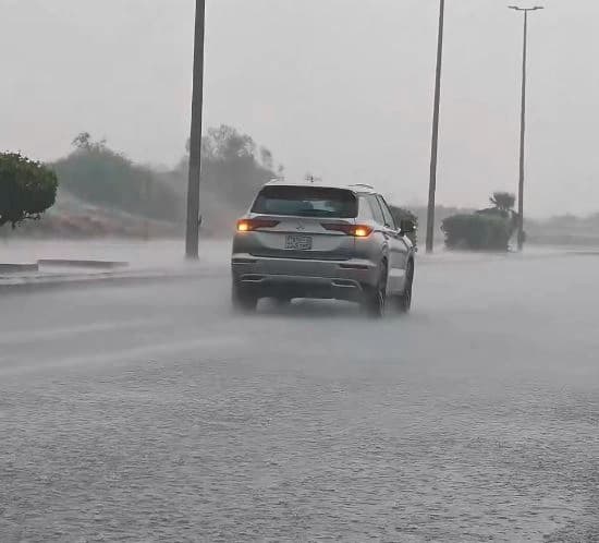 Today's weather: rain and dust in parts