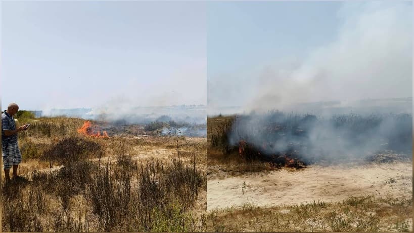 Fire Suppressed at Salt Flat Area
