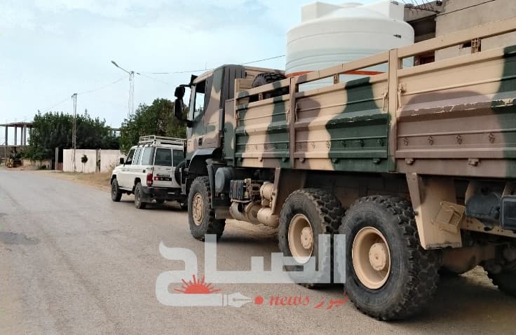 Qurba National Army Provides Water Supplies