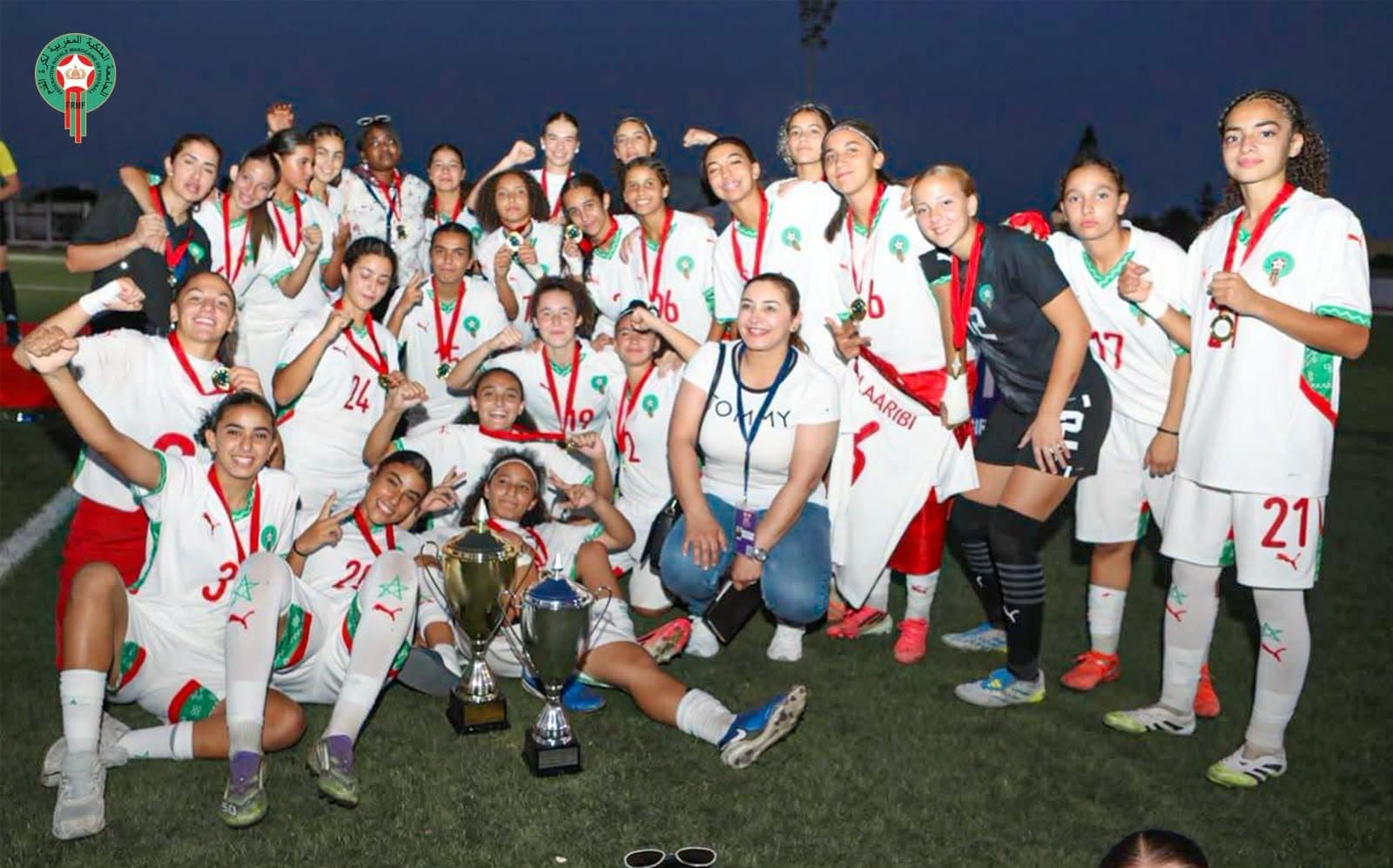 Moroccan U17 women win regional title
