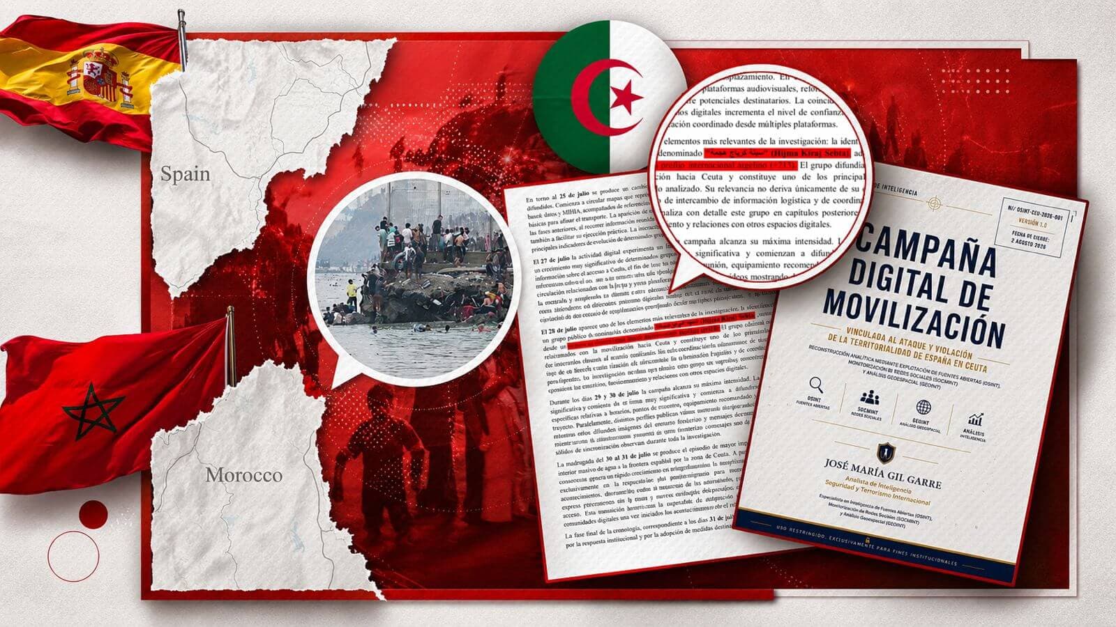 Spanish intel tracks Algerian accounts over 213 in digital Ceuta incitement