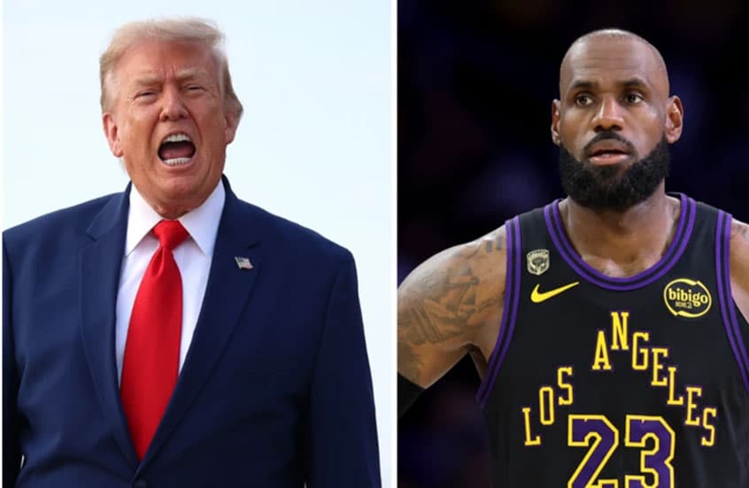 Trump criticizes LeBron James as top player