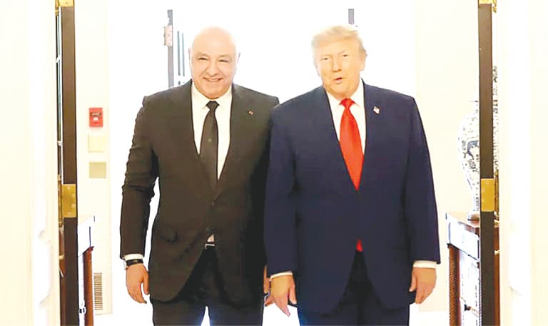 Aoun and wife back from Washington with Trump interest in Lebanon