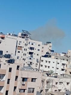 Gaza Nuseirat and Rimal bombing injuries