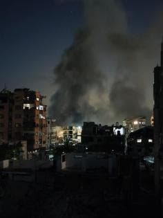 Three martyrs and injuries as occupation airstrikes target Shati camp