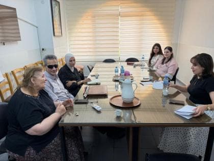 Palestinian Women’s Society plans cooperation with Blind Association