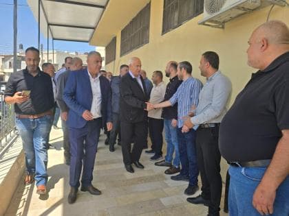 Interior Minister Visits Hawara and Discusses Community Security