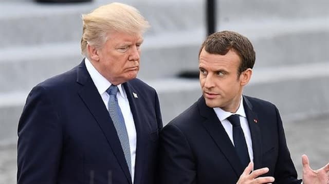 ماكرون يبحث مع ترامب عن مبادرات لوقف هجمات أوكرانيا وروسيا